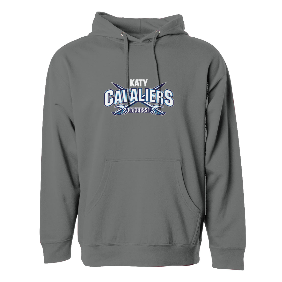 Adult Katy Cavaliers Lacrosse Midweight Pullover Hoodie