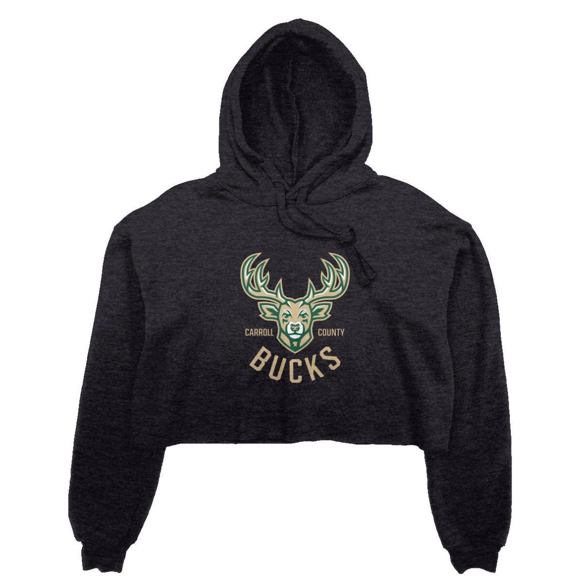 Women's CC Bucks Bella + Canvas Crop Hoodie