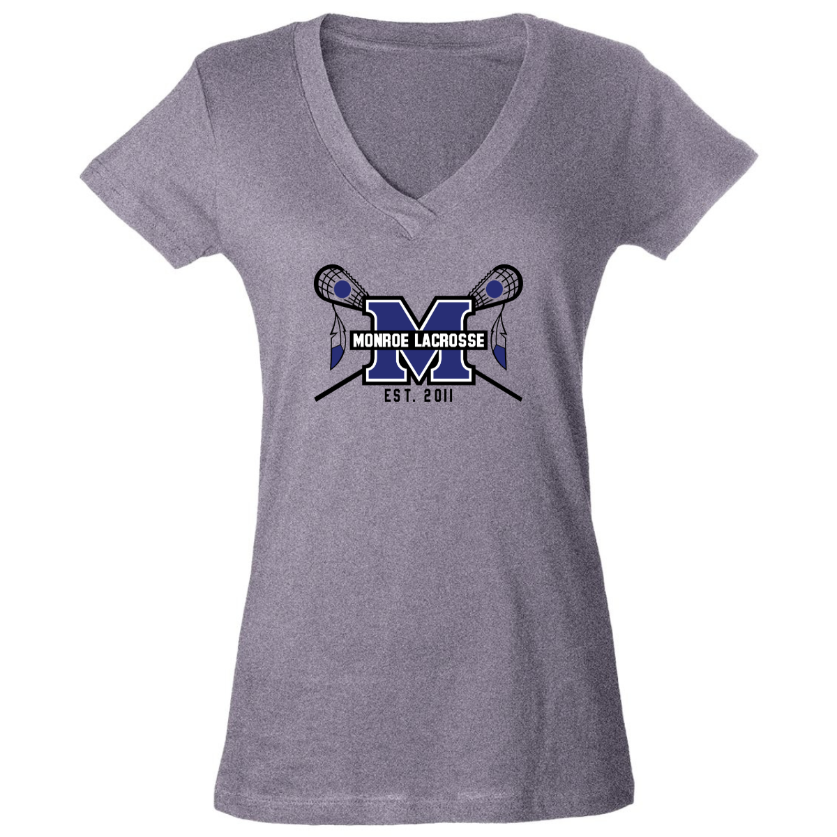Women's Braves Tultex V-Neck T-Shirt