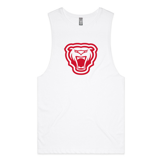 Adult Bartlett HS Lacrosse AS Colour Athlete Tank Top