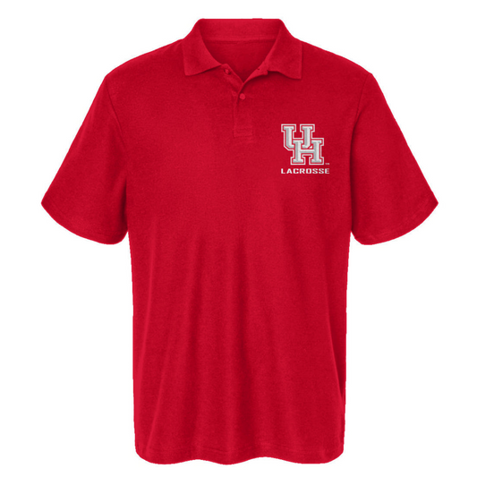 Adult UH Club Lacrosse Gildan Pique Polo Shirt