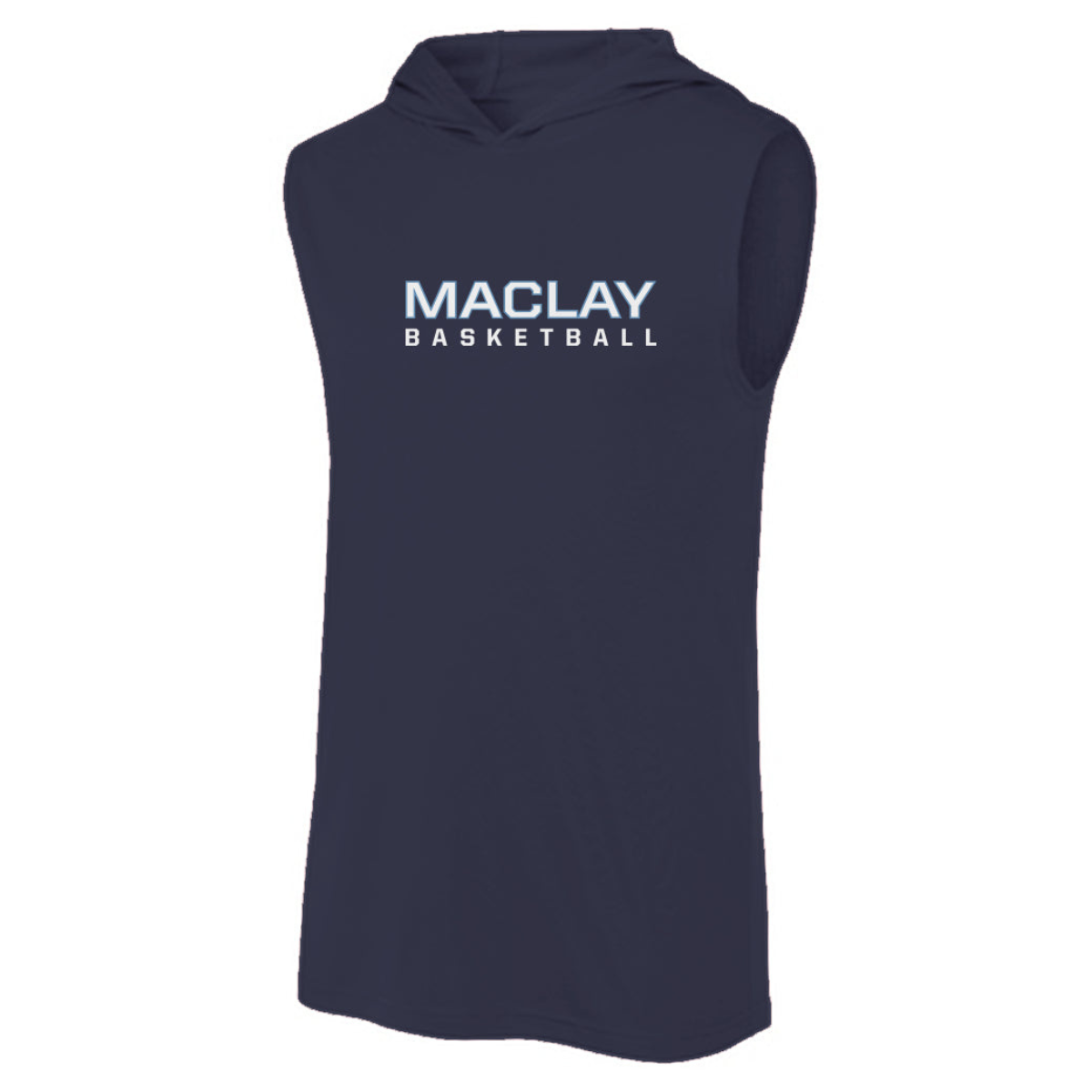 Adult Maclay Basketball Sport-Tek Competitor Sleeveless Hoodie