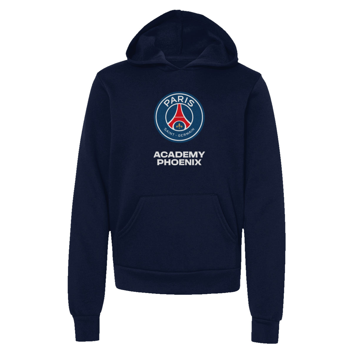 Youth PSG Academy Phoenix Bella + Canvas Sponge Fleece Hoodie