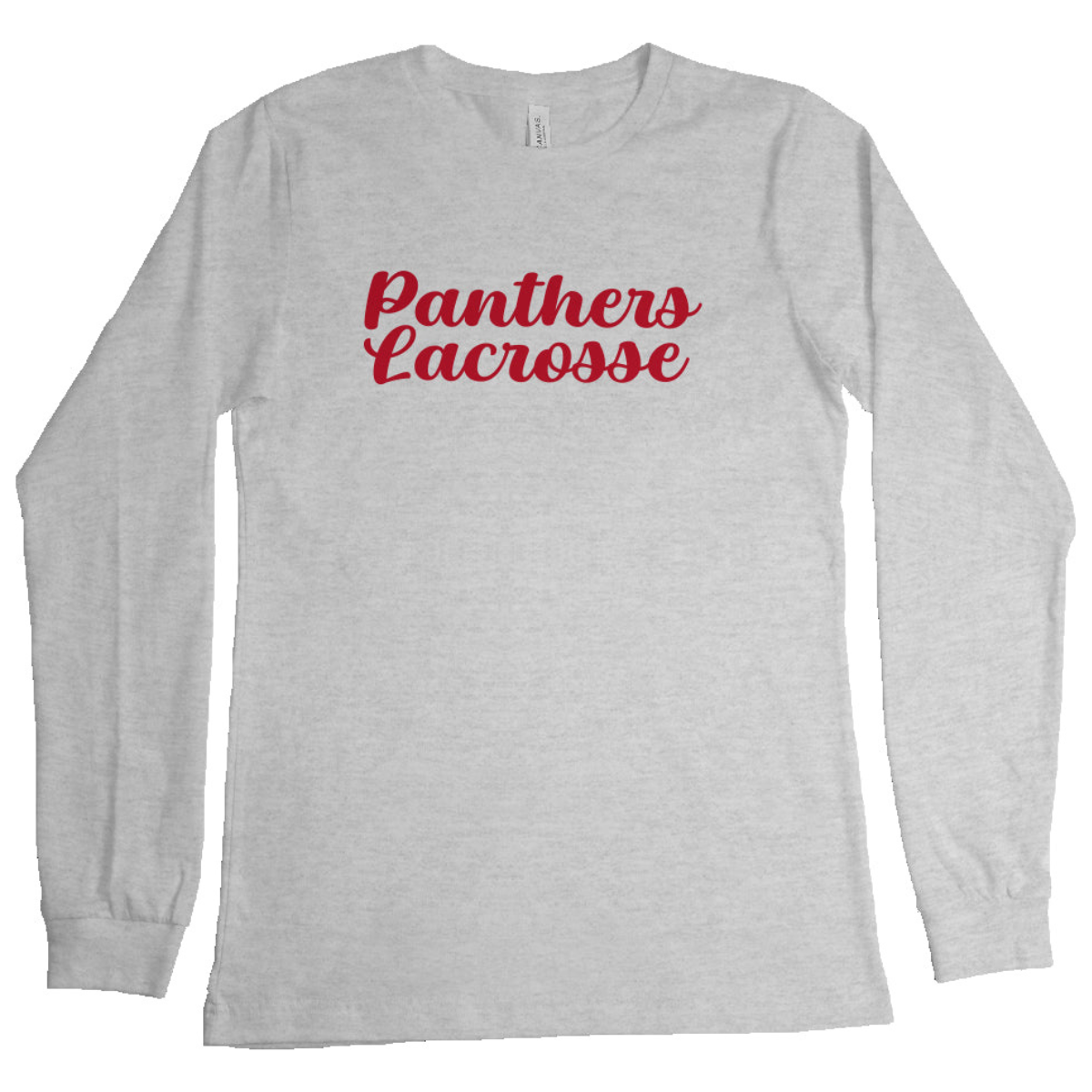 Adult Bartlett HS Lacrosse Bella + Canvas Long Sleeve Tee