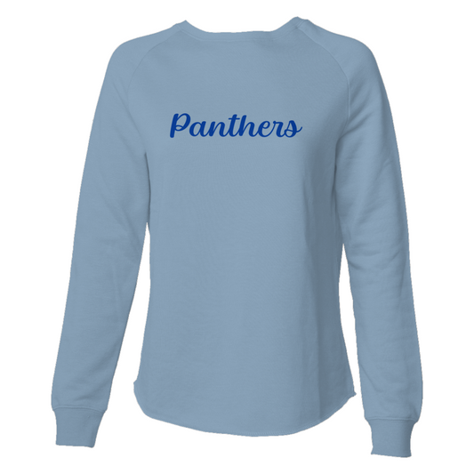 Women's Bartlett HS Lacrosse Wave Wash Crewneck Sweatshirt