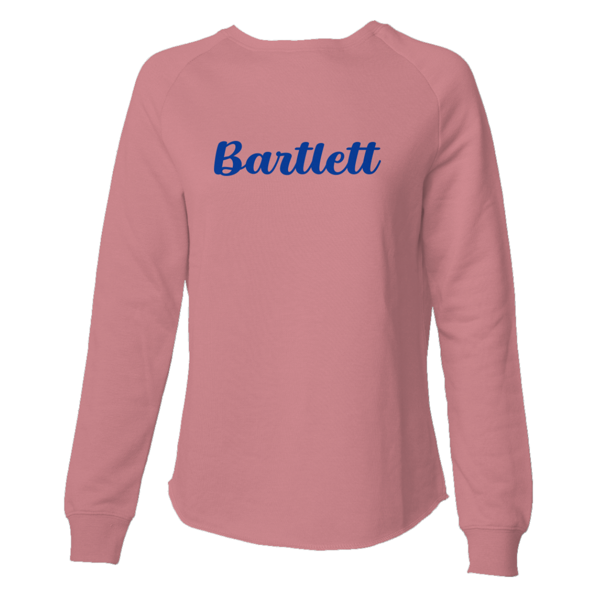 Women's Bartlett HS Lacrosse Wave Wash Crewneck Sweatshirt