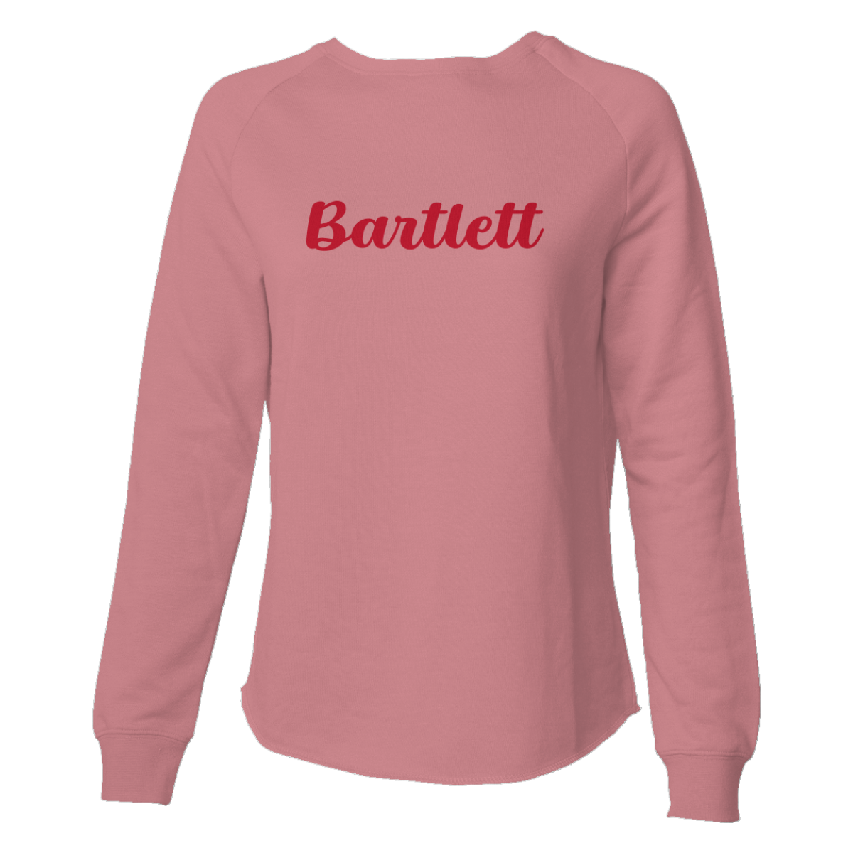 Women's Bartlett HS Lacrosse Wave Wash Crewneck Sweatshirt