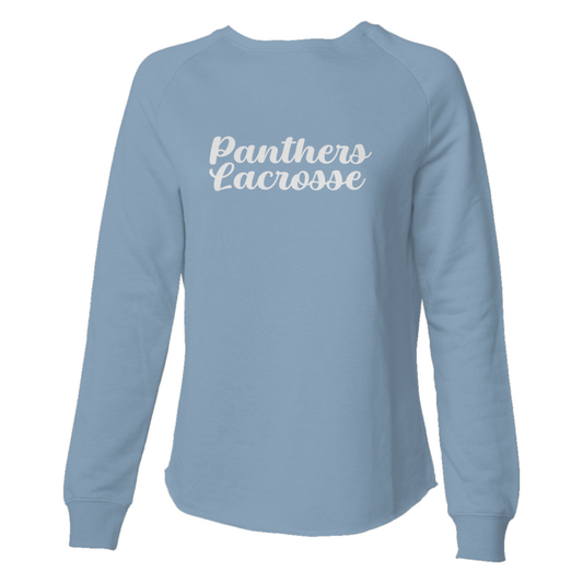Women's Bartlett HS Lacrosse Wave Wash Crewneck Sweatshirt