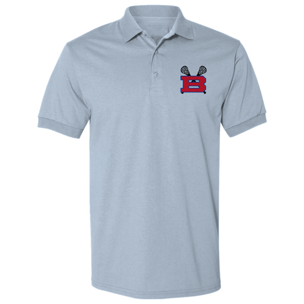 Adult Bartlett HS Lacrosse Gildan Dryblend Polo