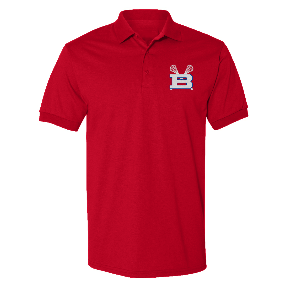 Adult Bartlett HS Lacrosse Gildan Dryblend Polo