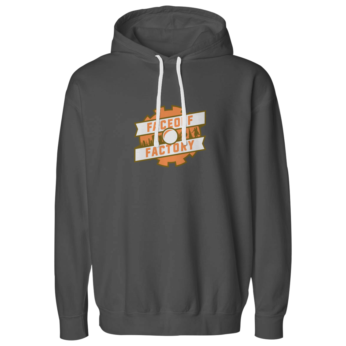 Adult Faceoff Factory Comfort Colors Lightweight Hoodie