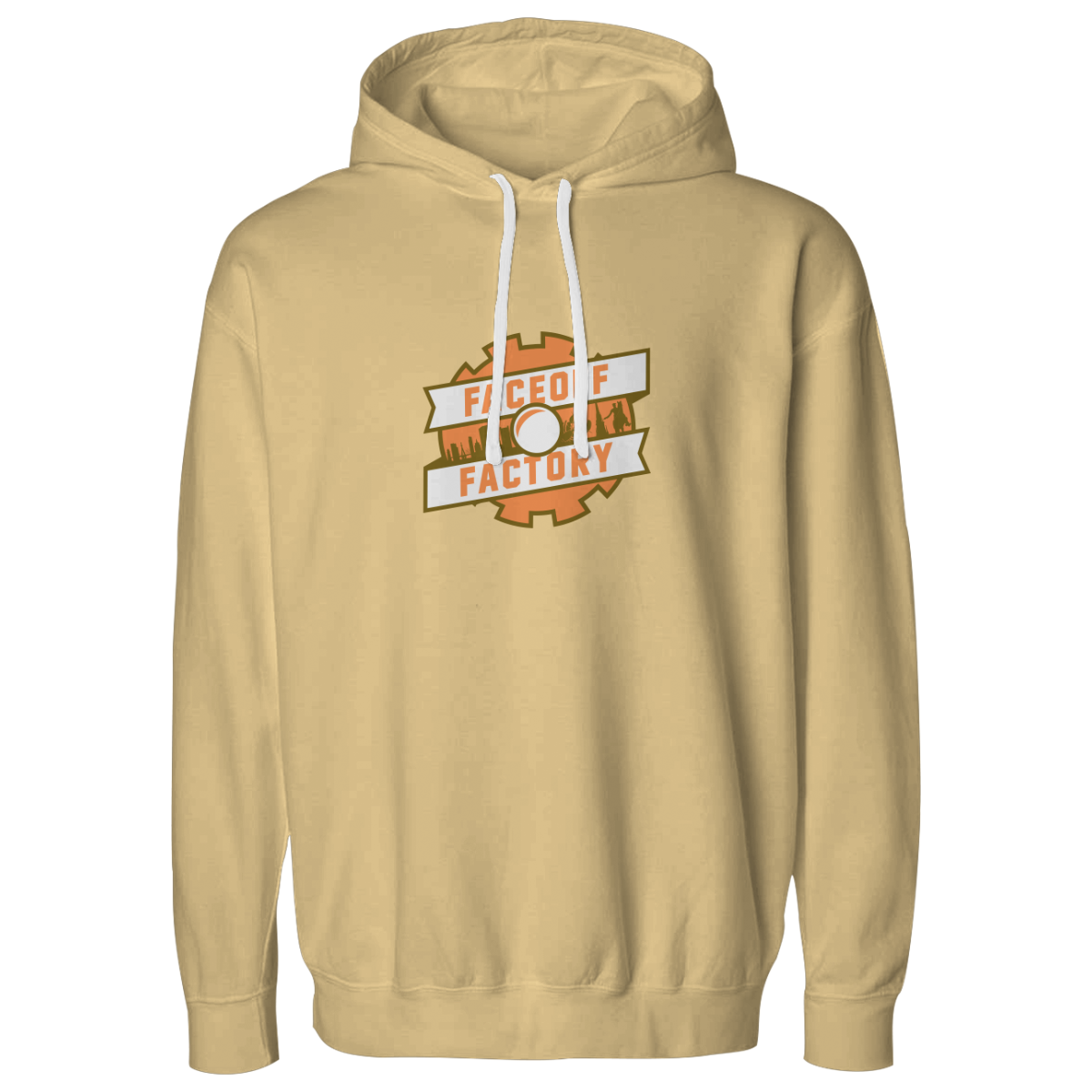 Adult Faceoff Factory Comfort Colors Lightweight Hoodie