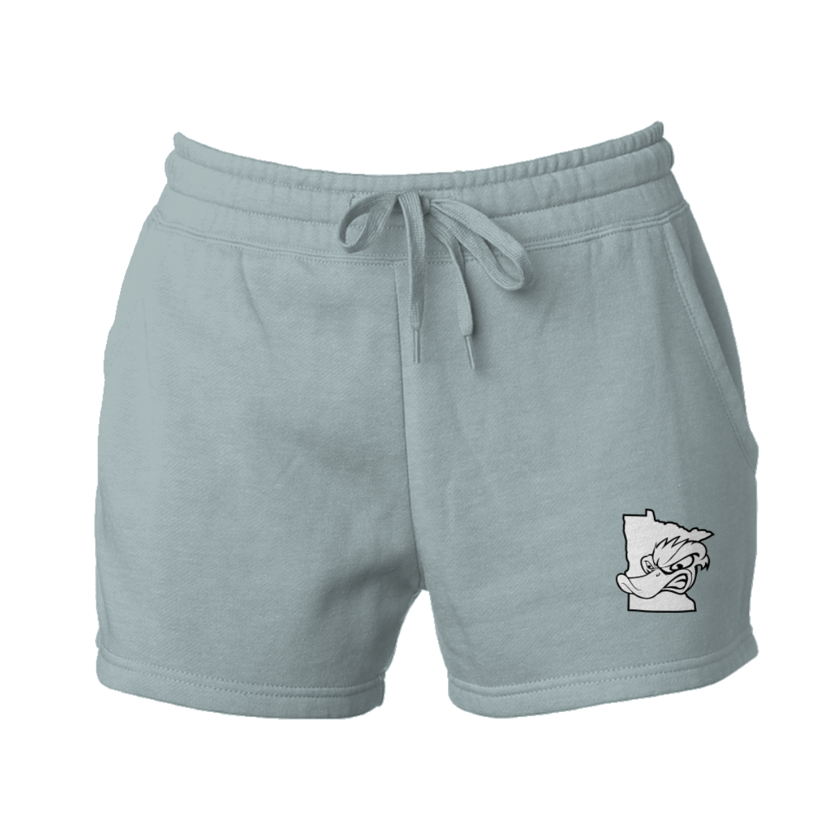 Women's Grey Duck Lacrosse Cali Wave Wash Shorts