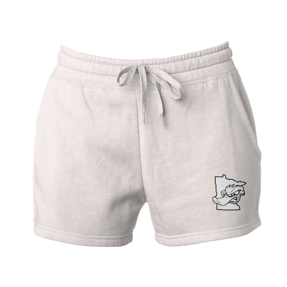 Women's Grey Duck Lacrosse Cali Wave Wash Shorts