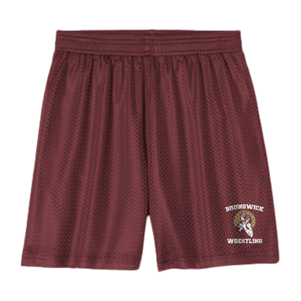 Youth Brunswick Wrestling Sport-Tek Mesh Short