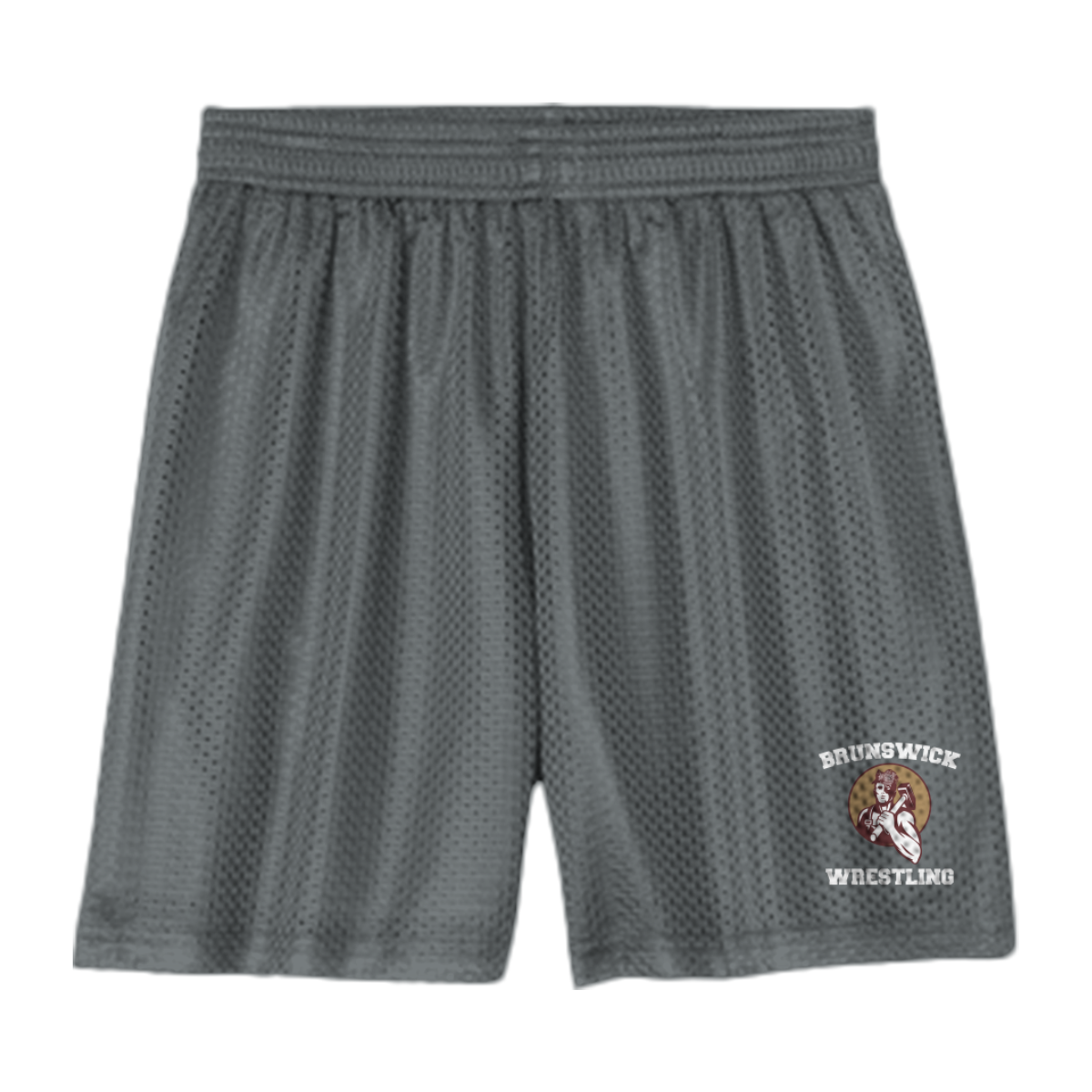 Youth Brunswick Wrestling Sport-Tek Mesh Short