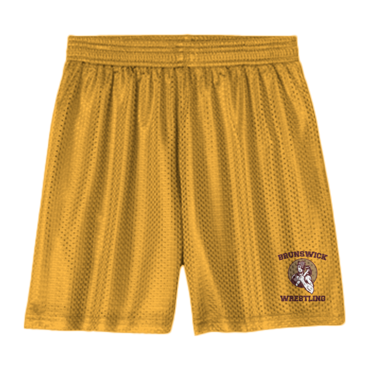 Youth Brunswick Wrestling Sport-Tek Mesh Short