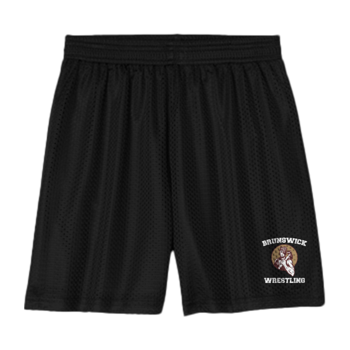 Youth Brunswick Wrestling Sport-Tek Mesh Short