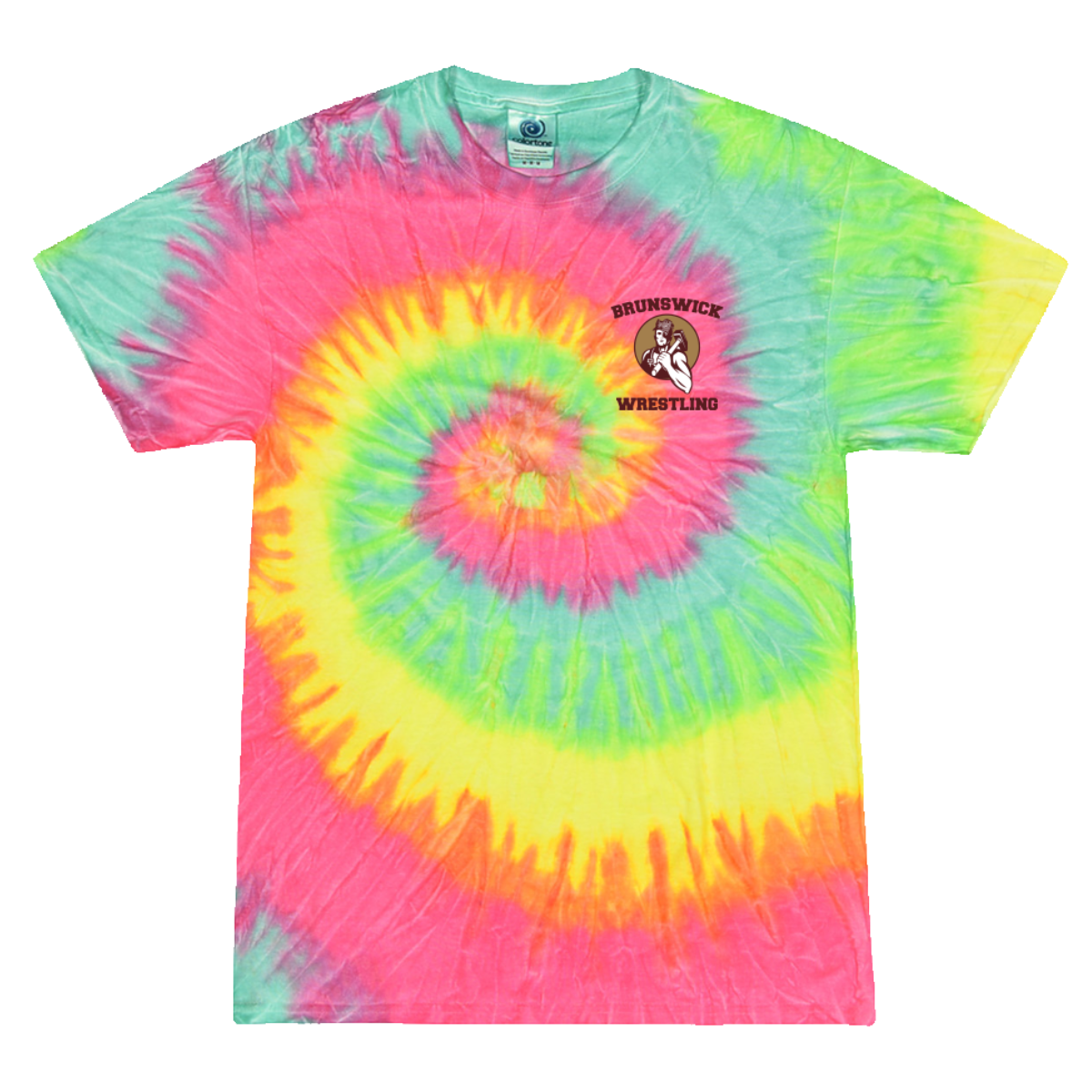 Youth Brunswick Wrestling Tie-Dye T-Shirt