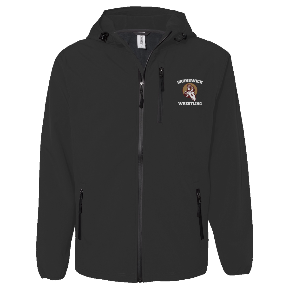 Adult Brunswick Wrestling Poly-Tech Soft Shell Jacket