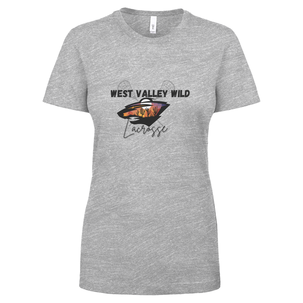 Women's WVW Lacrosse Next Level Ideal T-Shirt