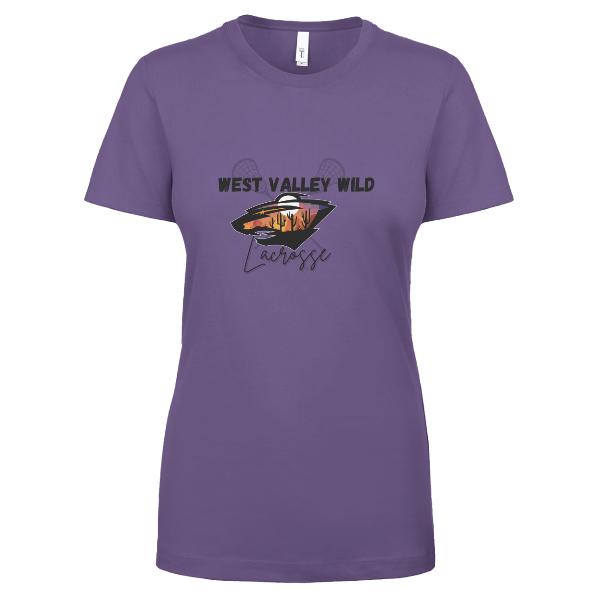 Women's WVW Lacrosse Next Level Ideal T-Shirt