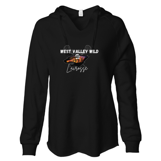 Women's WVW Lacrosse Lightweight Wash Hoodie