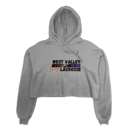 Women's WVW Lacrosse Bella + Canvas Cropped Hoodie