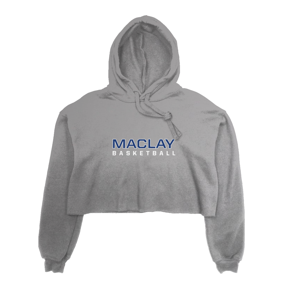 Women's Maclay Basketball Bella + Canvas Cropped Hoodie