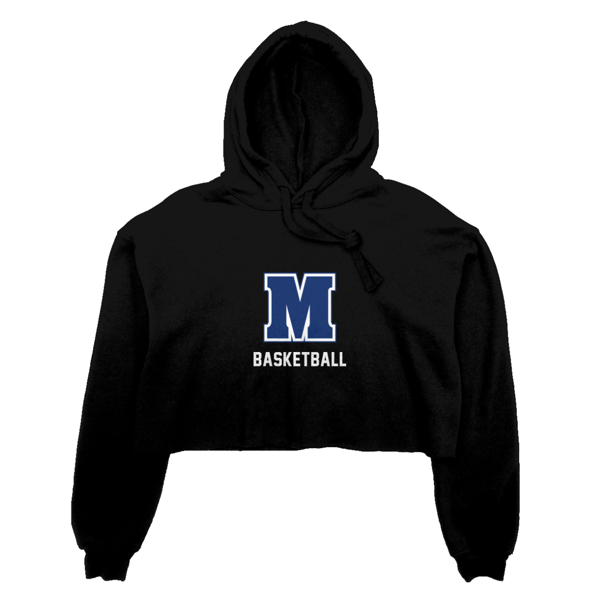 Women's Maclay Basketball Bella + Canvas Cropped Hoodie