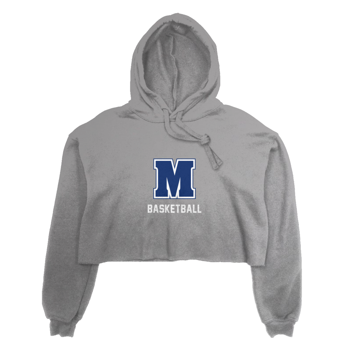 Women's Maclay Basketball Bella + Canvas Cropped Hoodie