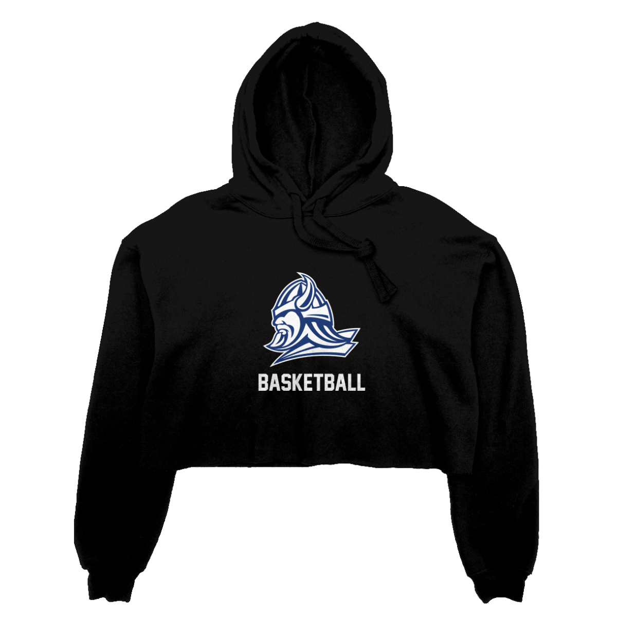 Women's Maclay Basketball Bella + Canvas Cropped Hoodie