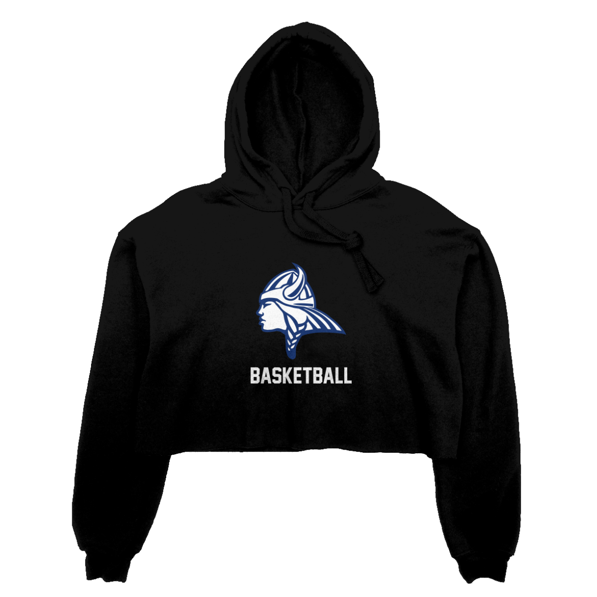 Women's Maclay Basketball Bella + Canvas Cropped Hoodie