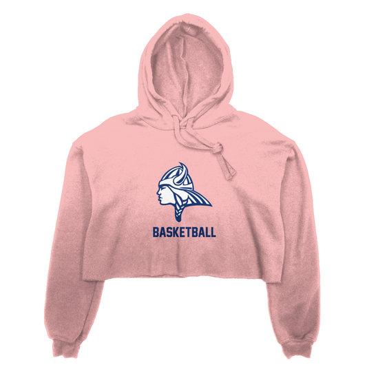 Women's Maclay Basketball Bella + Canvas Cropped Hoodie