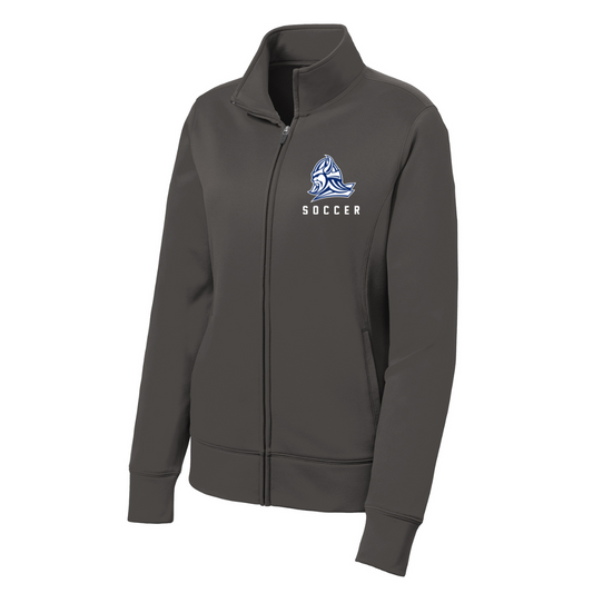 Women's Maclay Soccer Sport-Tek Fleece Full-Zip Jacket