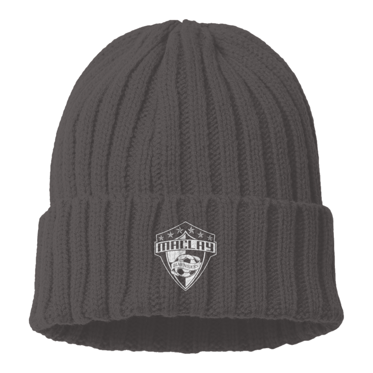 Maclay Soccer Cable Knit Cuffed Beanie