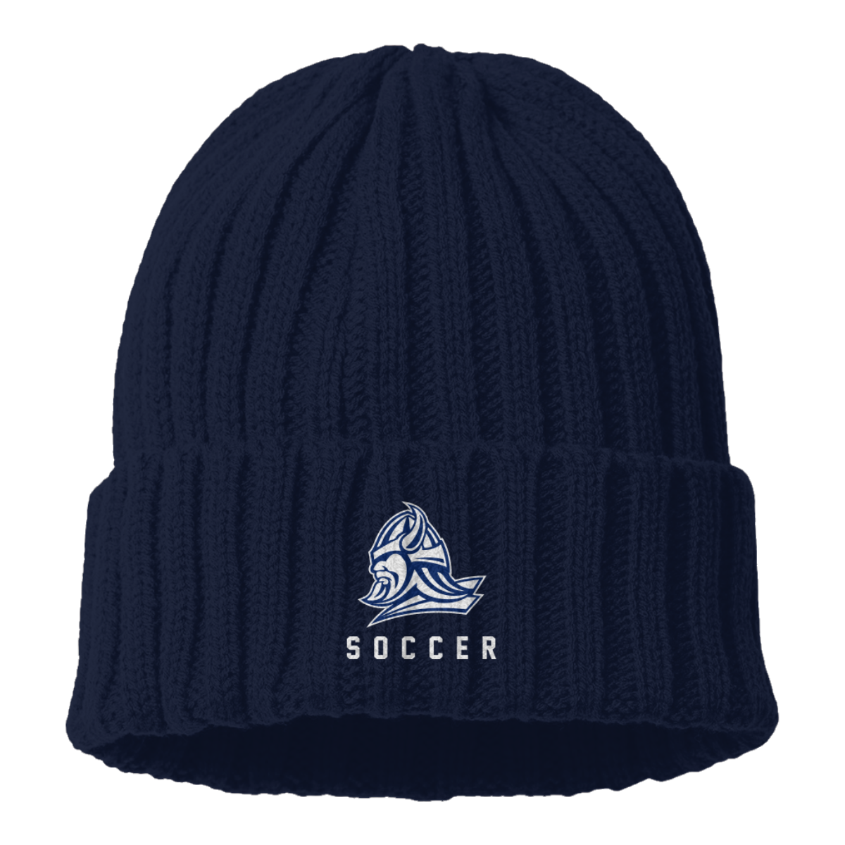Maclay Soccer Cable Knit Cuffed Beanie