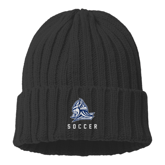 Maclay Soccer Cable Knit Cuffed Beanie