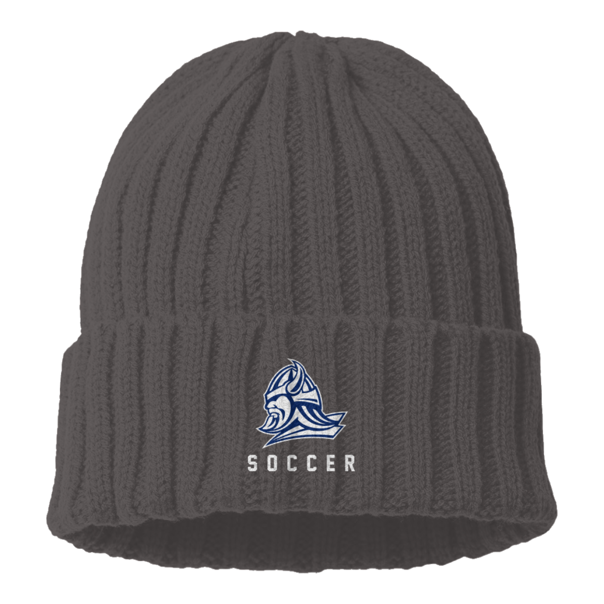 Maclay Soccer Cable Knit Cuffed Beanie