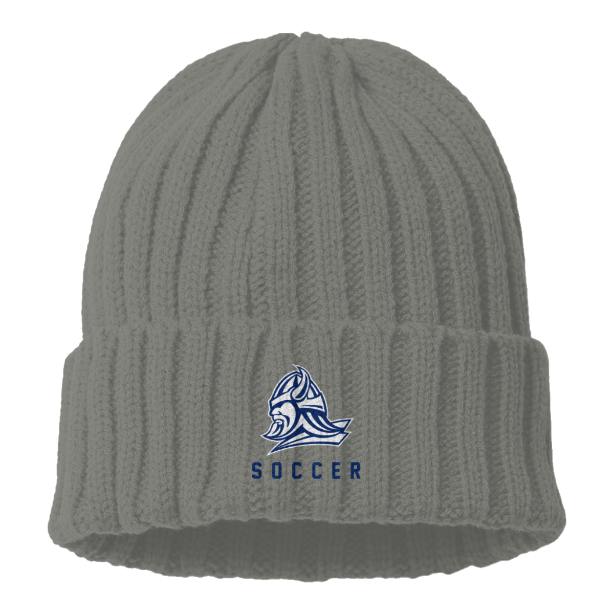 Maclay Soccer Cable Knit Cuffed Beanie