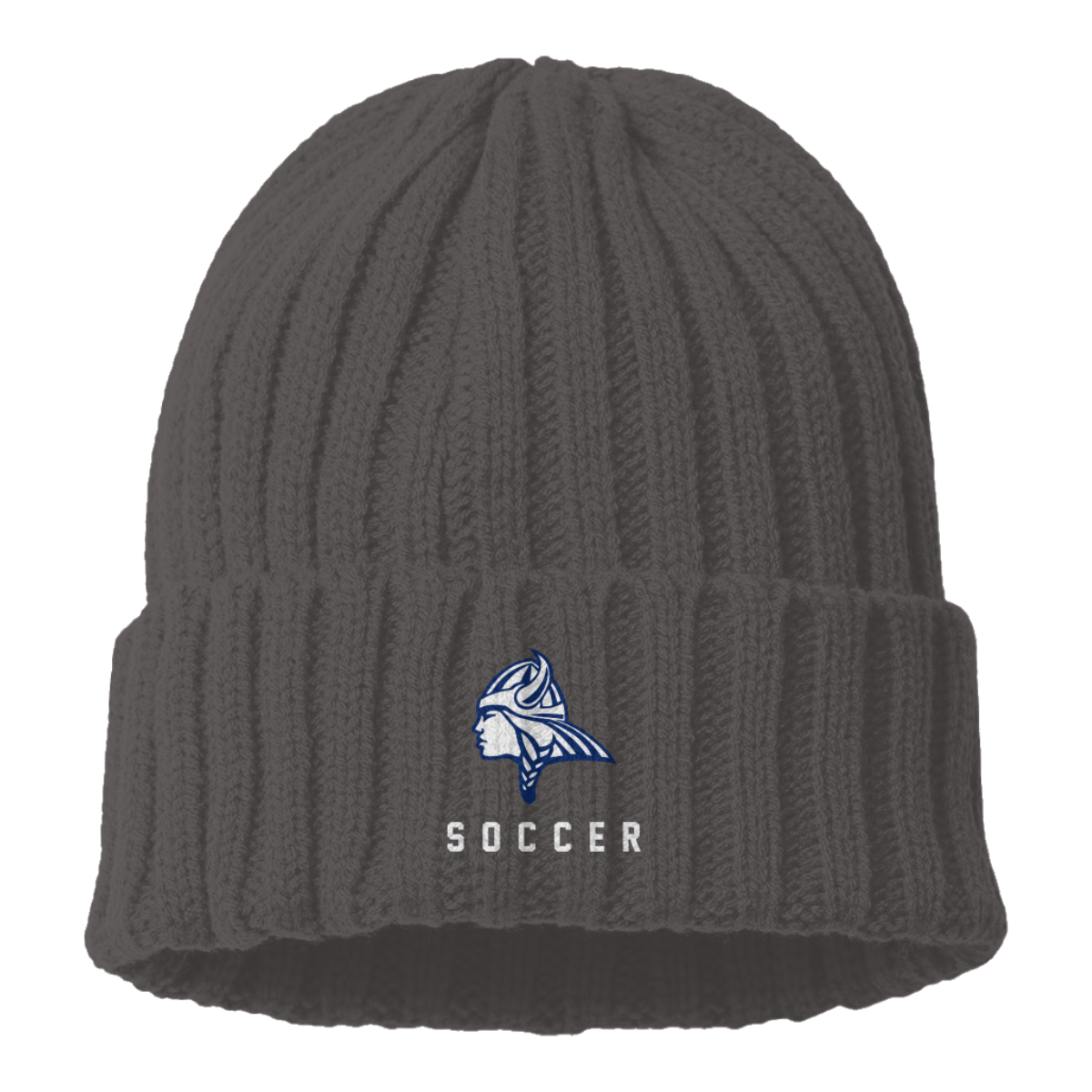 Maclay Soccer Cable Knit Cuffed Beanie