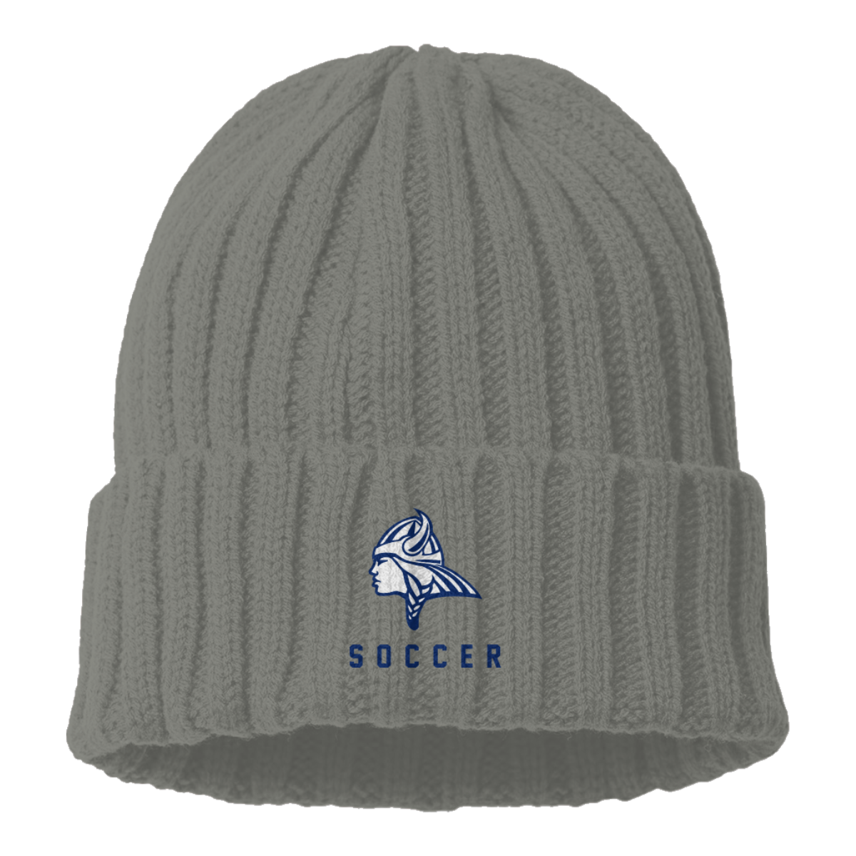 Maclay Soccer Cable Knit Cuffed Beanie
