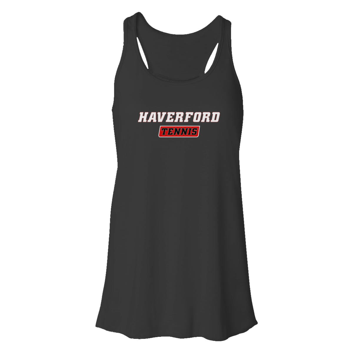 Women's Haverford Tennis Bella + Canvas Flowy Racerback Tank