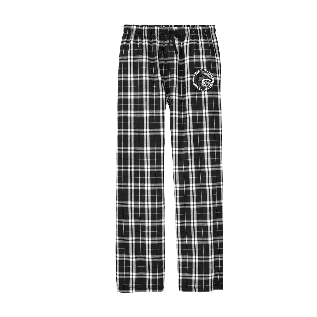 Adult Wolfpack Lacrosse District Flannel Plaid Pant