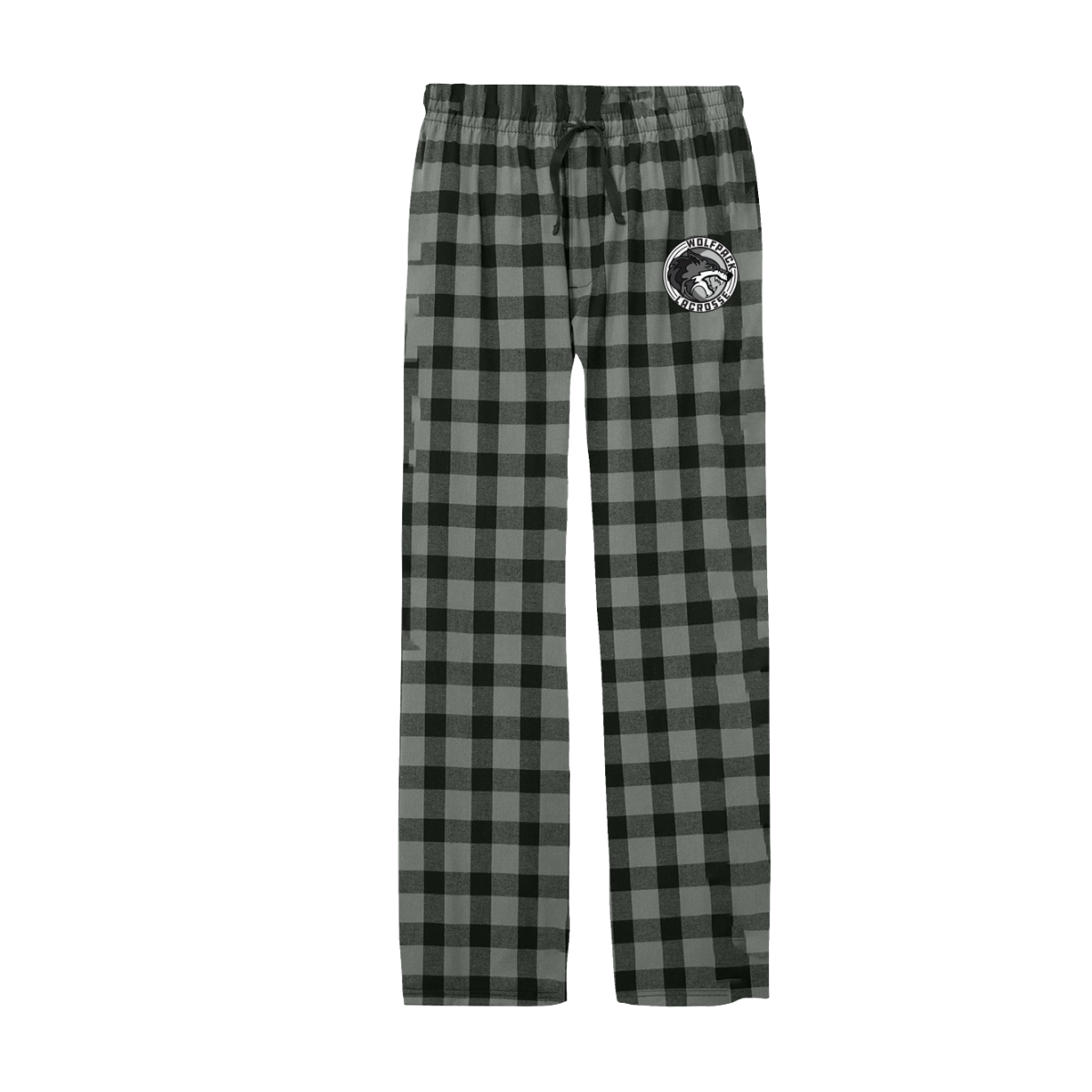 Adult Wolfpack Lacrosse District Flannel Plaid Pant