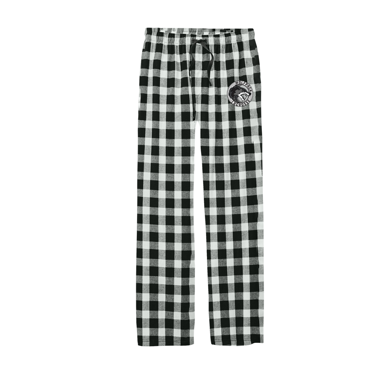 Adult Wolfpack Lacrosse District Flannel Plaid Pant
