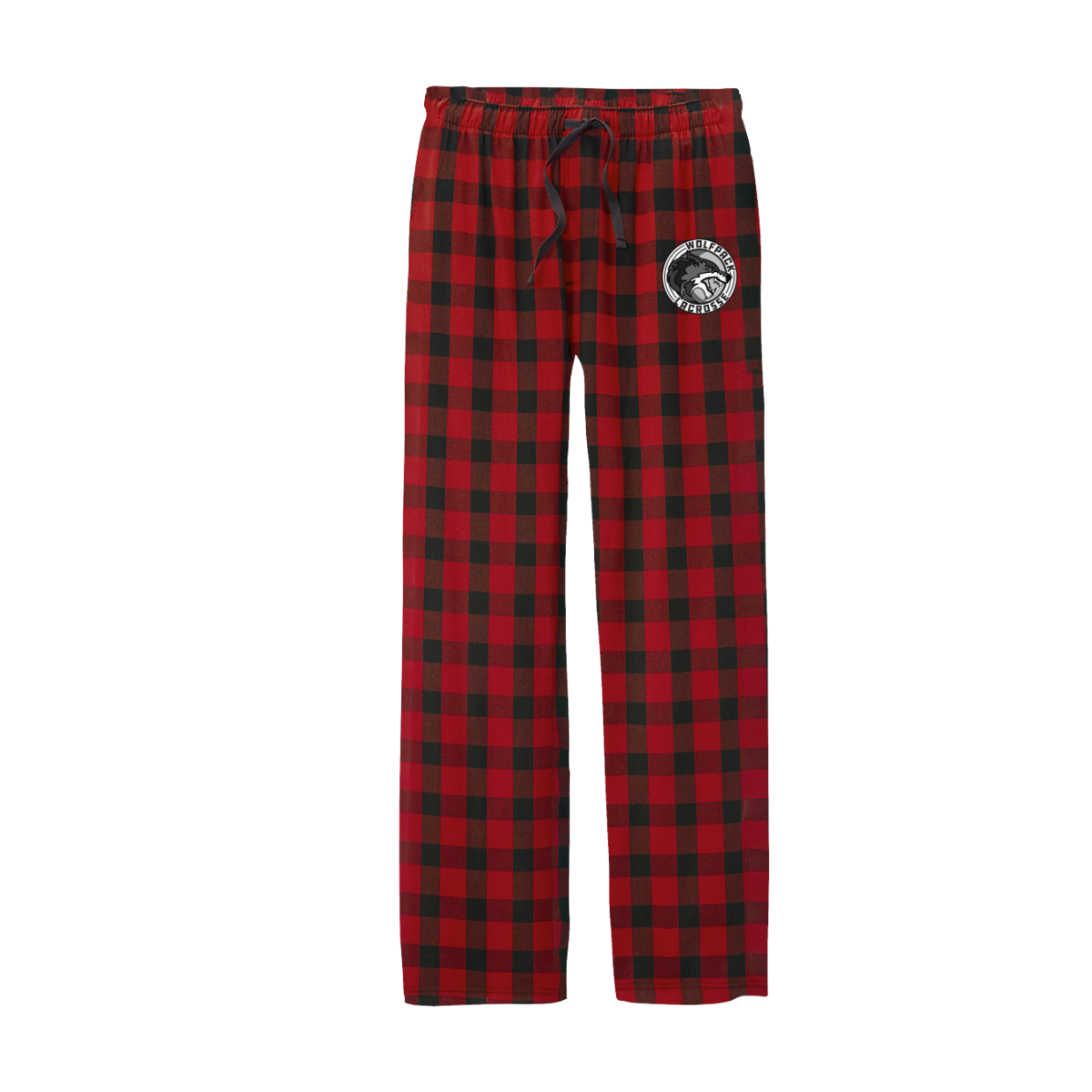 Adult Wolfpack Lacrosse District Flannel Plaid Pant