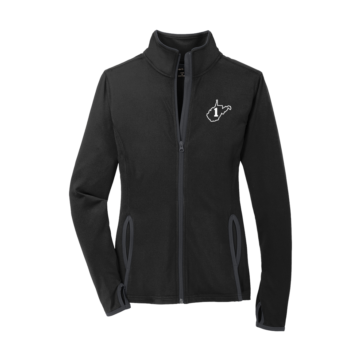 Women's Wheeling Post 1 Sport-Tek Sport-Wick Stretch Full Zip Jacket