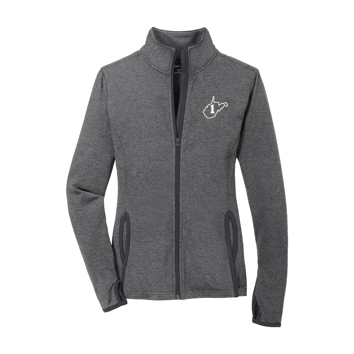 Women's Wheeling Post 1 Sport-Tek Sport-Wick Stretch Full Zip Jacket