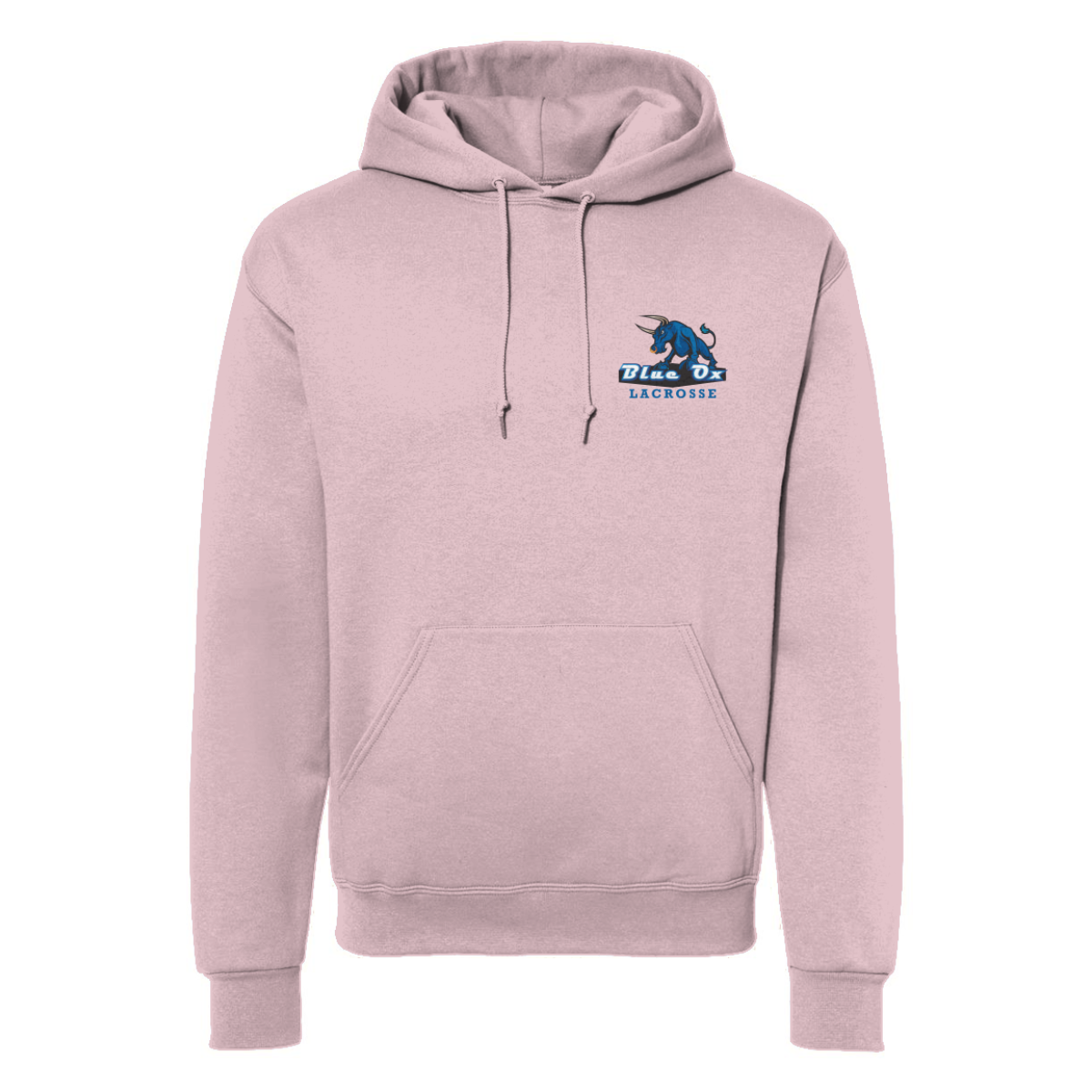 Adult Blue Ox Lacrosse Jerzees Nublend Hoodie